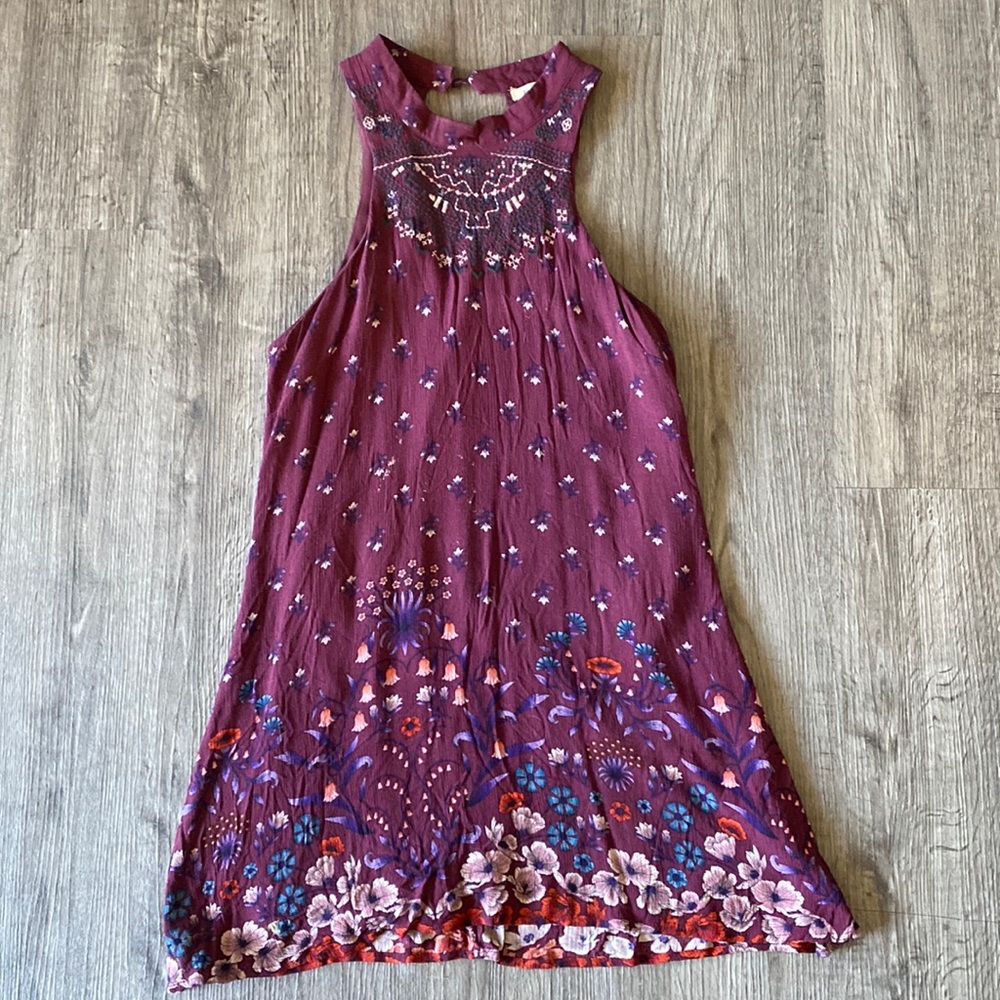 Sleeveless Floral Dress